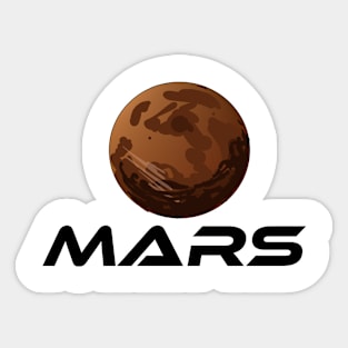 planet mars Sticker